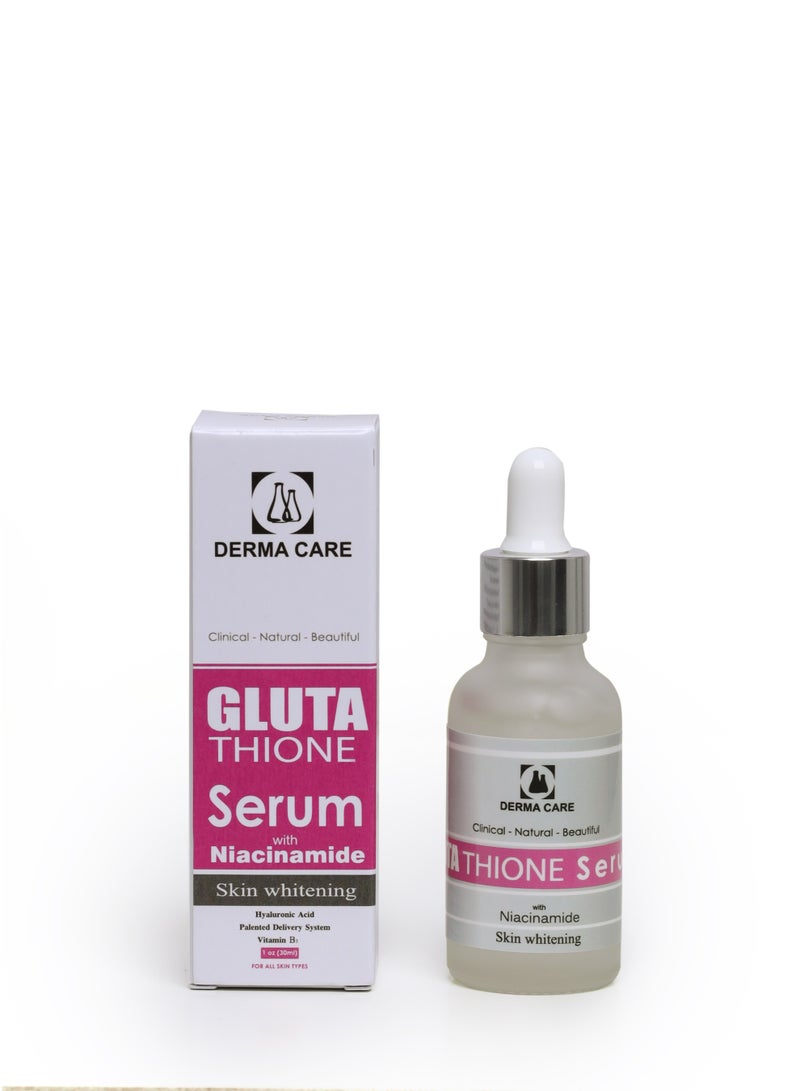 DERMA CARE GLUTATHIONE SERUM (NIACNINAMIDE) BRIGHT EVEN TONE - Image 1